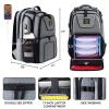 519 Fitness Meal Prep Backpack,Insulated Cooler Lunch Backpack with Computer Compartment,Hiking Picnic Cooler Rucksack for Men and Women,3 Meal Containers,2 Ice Packs and Protein Shaker(Grey) view 2