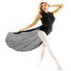 FEESHOW Women Adults Rhinestones Backless Leotard Gymnastics Bodysuit Ballet Dancewear Black X-Small view 3