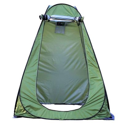 Pop Up Shower Tent Portable Outdoor Privacy Tent Camp Toilet Changing Room Easy Set Up, Foldable with Carry Bag/Lightweight and Sturdy (Green)