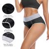 wirarpa Women's Cotton Underwear High Waist Stretch Briefs Soft Underpants Ladies Full Coverage Panties 5 Pack Black Medium view 4