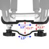 XCAR Universal 2 Pairs Kayak Roof Rack for Surfboard Paddleboard Canoe SUP Boat Skiboard- Rooftop J Bars Carriers Holders for Vehicle Car SUV - Roof Top Mount Kayaks Carrier with 4pcs Straps view 3