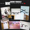 Pull-up Bars AGYH Wall Mounted Steel Chin Up Bar, Home Gym and Training Hook Exercise Bracket Upper Body Workout Horizontal Bar, Load 200KG (Color : Black) view 3