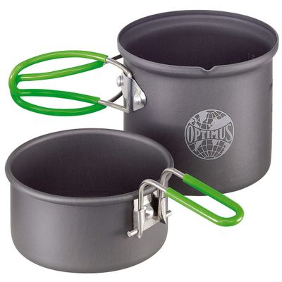 Optimus Terra Solo 0.6L Cook Set (Non-Stick), Camping, Backpacking, Hunting, Grey