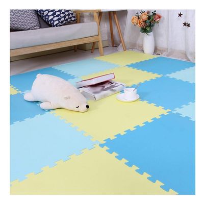 ALGFree Foam Puzzle Mat Carpet Child Climbing Crawling Mat Interlocking Floors Tiles Baby Splice Thicken Pad Floor Protection, 6 Colors, Free Cut (Color : D, Size : 50x50x2cm-16pcs)
