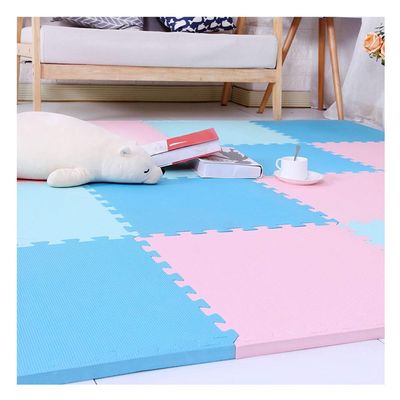 ALGFree Foam Puzzle Mat Carpet Child Climbing Crawling Mat Interlocking Floors Tiles Baby Splice Thicken Pad Floor Protection, 6 Colors, Free Cut (Color : E, Size : 50x50x1cm-16pcs)