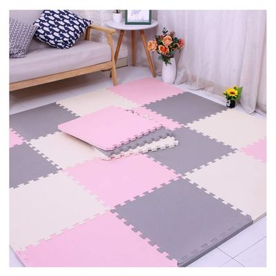 ALGFree Foam Puzzle Mat Carpet Child Climbing Crawling Mat Interlocking Floors Tiles Baby Splice Thicken Pad Floor Protection, 6 Colors, Free Cut (Color : C, Size : 50x50x2cm-15pcs)
