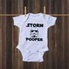 Ink Trendz STORM POOPER TROOPER Themed Baby Onesie Bodysuit Romper (12 Months) view 2
