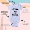 Ink Trendz STORM POOPER TROOPER Themed Baby Onesie Bodysuit Romper (12 Months) view 3