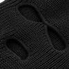 ALLNTRENDS Adult Three Hole Mask Henny Embroidered Face Cover Warm Cold Winter Hat (Black) view 3