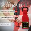Jettribe Jet Ski Lanyard Loop Attachment - Nylon Secure Simple Quick-Connect Fastening System - PWC Watercraft Vest Accessories - Stylish Enhancements for Ultimate Riding Experience - Red view 3