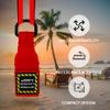 Jettribe Jet Ski Lanyard Loop Attachment - Nylon Secure Simple Quick-Connect Fastening System - PWC Watercraft Vest Accessories - Stylish Enhancements for Ultimate Riding Experience - Red view 4