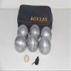 BuyBocceBalls Listing - 6 Ball 73mm Metal Bocce/Petanque Set with 6 Grind Sand Balls view 2