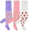 TeeHee Little Girls and Toddlers Fashion Tights 3 Pair Pack (12-18 Months, Ice Cream) view 2