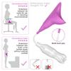 Female Urination Device, Portable Reusable Urinal Funnel with Extension Tube, Small Folding Storage, Suitable for Travel, Festivals, Camping, Traffic Jams, Etc, with Waterproof Cup view 3