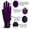 ChinFun Horse Riding Glove Equestrian Gloves Kids for Boys Girls Horseback Riding Gloves Grip for Youth Children Riding Sports Biking Cycling Gardening Purple Size M view 2