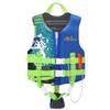 MoKo Swimming Vest for Kids 27-46 lbs, Clearance Children Swim Vests Water Activity Equipment Cute Pattern Watersports Swimming Device for Toddlers Boys Girls, M Size - Indigo view 1
