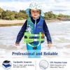 MoKo Swimming Vest for Kids 27-46 lbs, Clearance Children Swim Vests Water Activity Equipment Cute Pattern Watersports Swimming Device for Toddlers Boys Girls, M Size - Indigo view 2