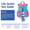 MoKo Swimming Vest for Kids 27-46 lbs, Clearance Children Swim Vests Water Activity Equipment Cute Pattern Watersports Swimming Device for Toddlers Boys Girls, M Size - Lake Blue view 4