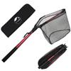 YVLEEN Folding Fishing Net - Foldable Fish Landing Net Robust Aluminum Telescopic Pole Handle and Nylon Mesh 16inch Hoop Size view 1