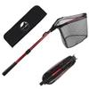 YVLEEN Folding Fishing Net - Foldable Fish Landing Net Robust Aluminum Telescopic Pole Handle and Nylon Mesh 16inch Hoop Size view 1