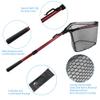 YVLEEN Folding Fishing Net - Foldable Fish Landing Net Robust Aluminum Telescopic Pole Handle and Nylon Mesh 16inch Hoop Size view 2
