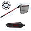 YVLEEN Folding Fishing Net - Foldable Fish Landing Net Robust Aluminum Telescopic Pole Handle and Nylon Mesh 16inch Hoop Size view 4