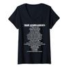 Womens Trump Accomplishments Promises Made Promises Kept Pro Trump V-Neck T-Shirt view 1