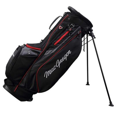 MacGregor Golf Response Stand Bag with 9" 6 Way Divider Top Black/Red