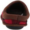Dearfoams Men's Clog Slipper, Red Plaid, small view 3