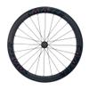 catazer Carbon Road Bicycle Wheelset Clincher 50mm Basalt Brake Surface 3K Weave with Novatec ABG Hub view 3