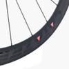 catazer Carbon Road Bicycle Wheelset Clincher 50mm Basalt Brake Surface 3K Weave with Novatec ABG Hub view 4