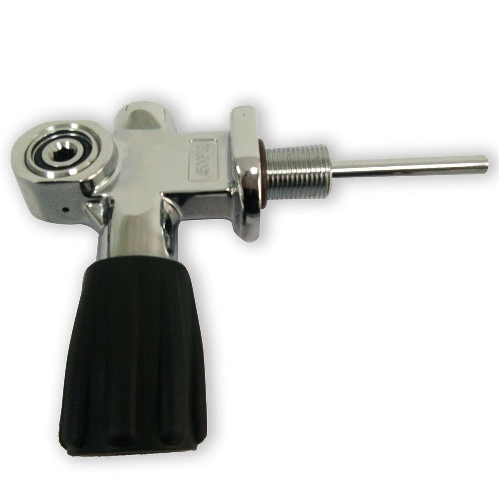 Acecare PCP Scuba Tank Valve 4500 psi M18X1.5 for Air Tank Paintball Diving (Gray, AQS-M1)