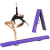 Oteymart 6FT Balance Beam Folding Gymnastics Beam Extra Firm Foam Anti-Slip Bottom Equipment for Floor Home Training, Kids, Adults view 1