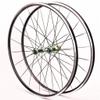Bicycle Wheelset 700C for Road Bike Double Wall Alloy Rims C/V Brake 8-11 Speed Carbon Fiber Card Hub 6 Sealed Bearing QR 1545g (Size : Green) view 1