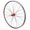 Bicycle Wheelset 700C for Road Bike Double Wall Alloy Rims C/V Brake 8-11 Speed Carbon Fiber Card Hub 6 Sealed Bearing QR 1545g (Size : Red) view 3