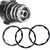 Qii lu Freewheel Spacer for ycles,Bike Wheel Hub Spacer,3 Pcs 1mm+1.5mm+2mm Bike Flywheel Hub Spacer ycle Bottom Bracket Axle Washer Gasket view 2