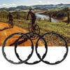 Qii lu Freewheel Spacer for ycles,Bike Wheel Hub Spacer,3 Pcs 1mm+1.5mm+2mm Bike Flywheel Hub Spacer ycle Bottom Bracket Axle Washer Gasket view 3