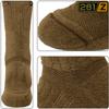 281Z Army Demi Season Breathable Over The Calf Uniform Boot Socks (Coyote Brown)(Small 4 Pairs Pack) view 4