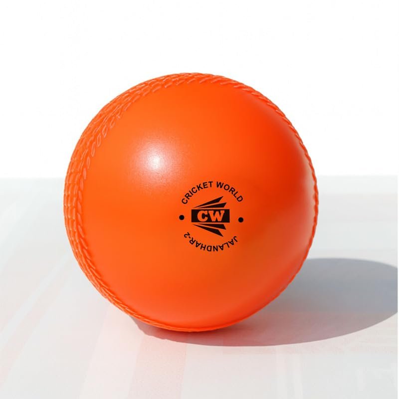 CW Special County Crown White Cricket Ball Hand Stitched Original Leather Women Ball (Set of 6)