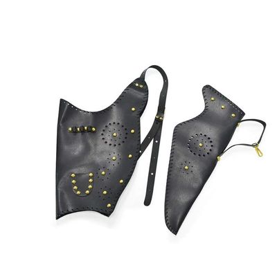 Archery Leather Recurve Bow Bag Arrow Quiver Holder Waist Belt Strap Traditional