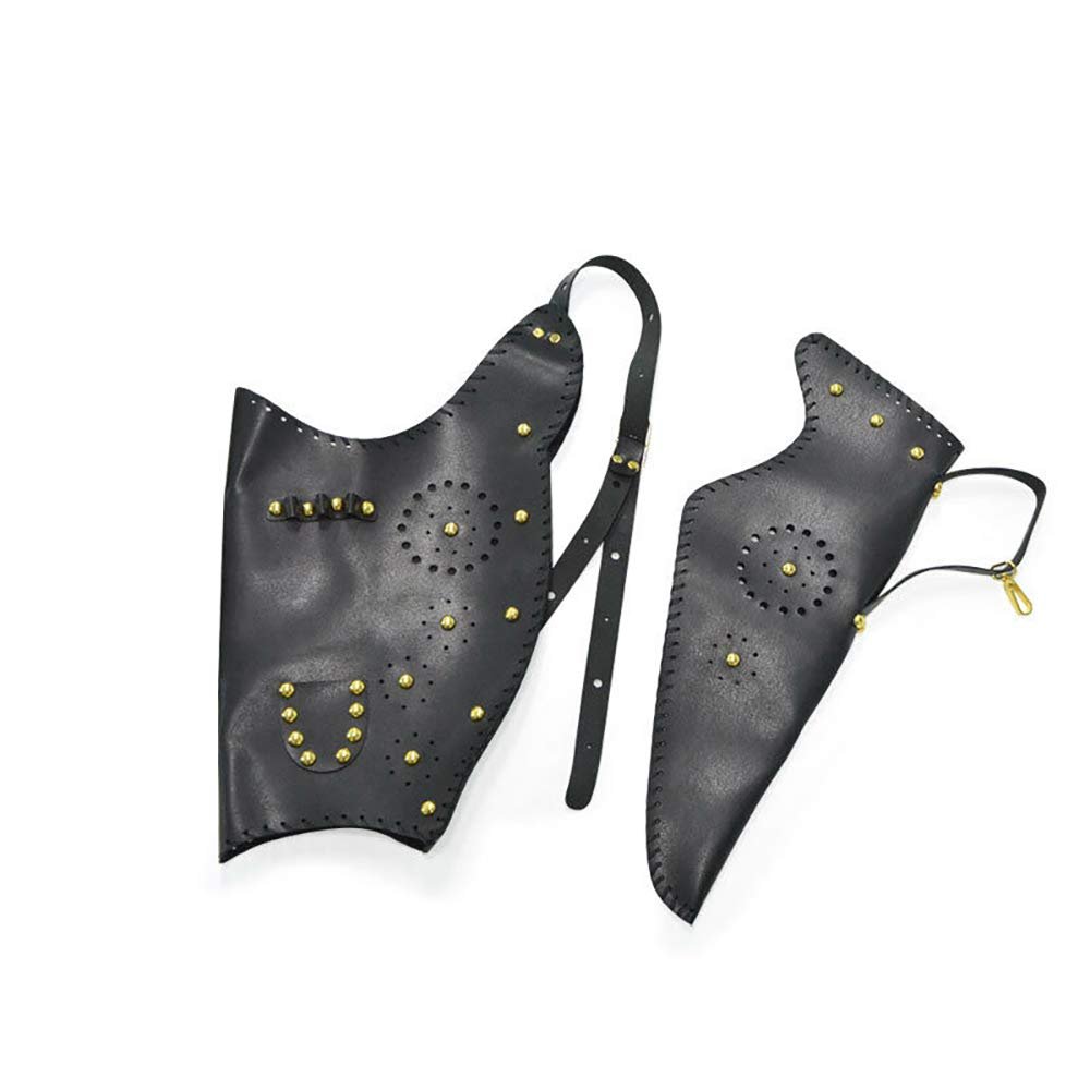 Archery Leather Recurve Bow Bag Arrow Quiver Holder Waist Belt Strap Traditional