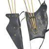 Archery Leather Recurve Bow Bag Arrow Quiver Holder Waist Belt Strap Traditional view 2