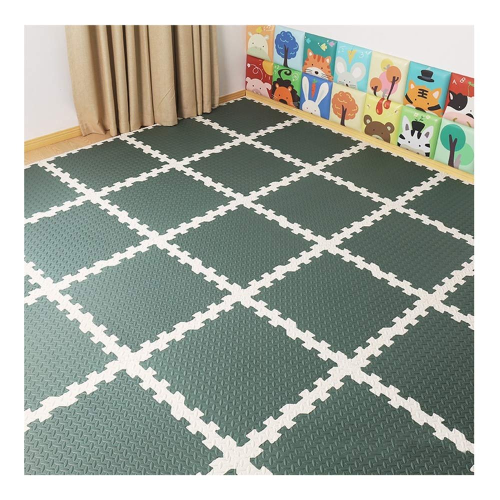 ALGFree Foam Puzzle Mat Climbing Mat Splice Thicken Crawling Mat Bedroom Floor Mat Child Large Area Interlocking Tiles, 4 Patterns16 Sizes (Color : A, Size : 60x60x2.5cm-25pcs)