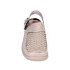 24 Hour Comfort Madison (0054) Women's Wide Width Leather Decorative Pattern Clogs Beige 6 view 2