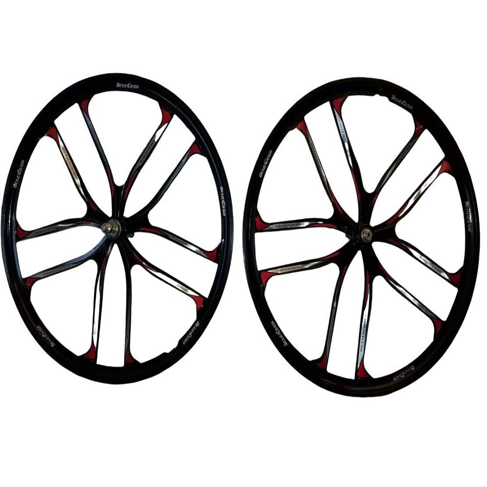 26 Inch Heavy Duty 10 Spoke Star Motorized Bike Disc Brake Mag Wheel Set