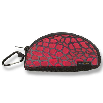 LokoSphere Mouthguard Case, One Size, Sea Monster Red