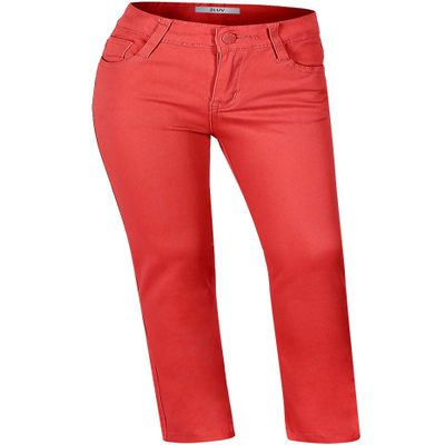 2LUV Girl's Youth Stretchy 5 Pocket Straight Color Pants w/Adjust Waist Band Big Kids Toddler Boys Girls School Child Coral 6