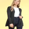 LL WSK2294 Women's Casual Soft Drape Open Front Fall Duster Lightweight Long Sleeve Cardigan S Charcoal view 2