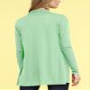 LL WSK2294 Women's Casual Soft Drape Open Front Fall Duster Lightweight Long Sleeve Cardigan M Mint view 3