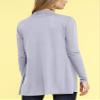 LL WSK2294 Women's Casual Soft Drape Open Front Fall Duster Lightweight Long Sleeve Cardigan M Grey view 3